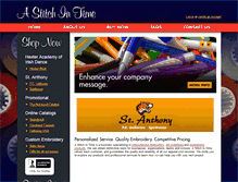 Tablet Screenshot of customstitch.com